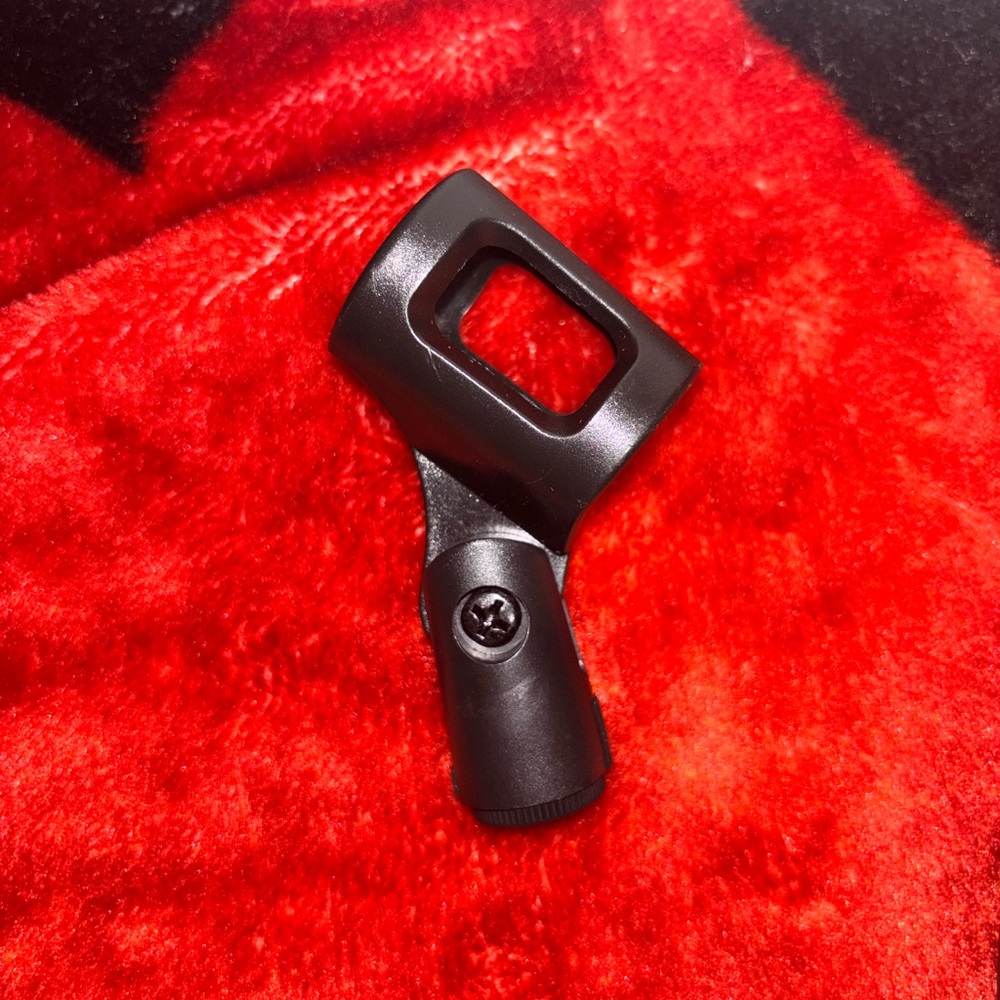 Adjustable Microphone Stand Clips Secure Screws Stable Mounting